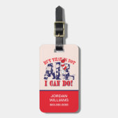 帽子の中の猫 | しかしそればかりではない ラゲッジタグ (正面縦)