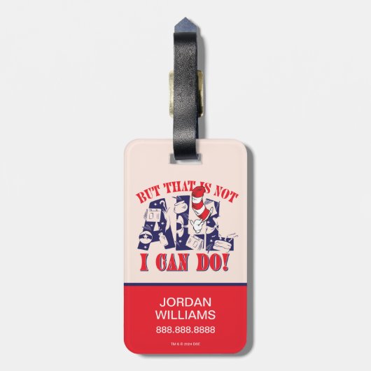 帽子の中の猫 | しかしそればかりではない ラゲッジタグ (裏面縦)