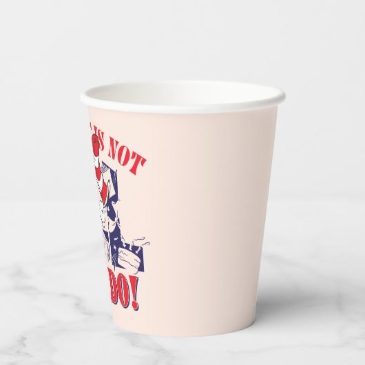 帽子の中の猫 | しかしそればかりではない 紙コップ (裏面)