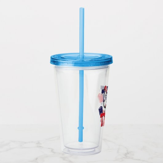 帽子の中の猫 | そういうことだ アクリルタンブラー (右)