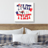 帽子の中の猫 | そういうことだ キャンバスプリント (インサイチュ (寝室))