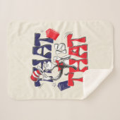 帽子の中の猫 | そういうことだ シェルパブランケット (正面(横))