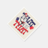 帽子の中の猫 | そういうことだ スタンダードカクテルナプキン (角)