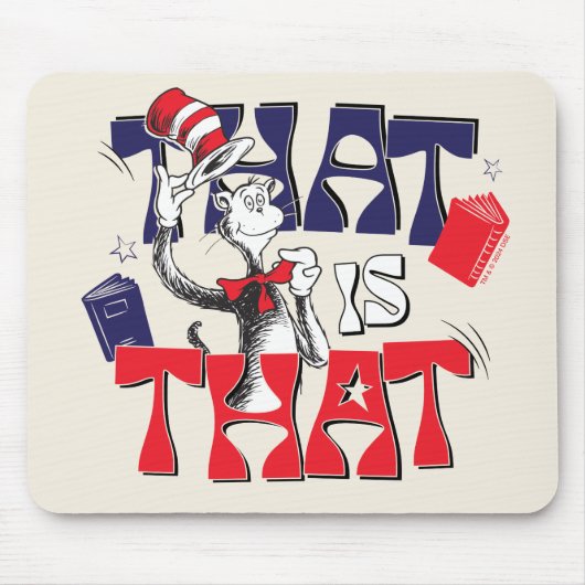 帽子の中の猫 | そういうことだ マウスパッド (正面)