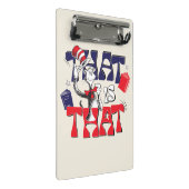 帽子の中の猫 | そういうことだ ミニクリップボード (アングル)