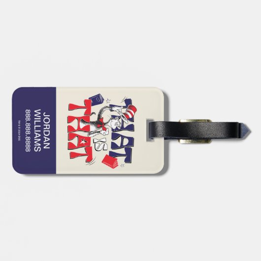 帽子の中の猫 | そういうことだ ラゲッジタグ (裏面横)