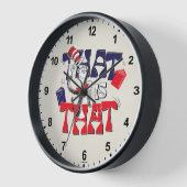 帽子の中の猫 | そういうことだ 壁時計 (傾斜)