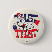 帽子の中の猫 | そういうことだ 缶バッジ (正面)