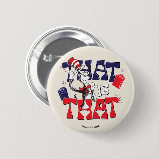 帽子の中の猫 | そういうことだ 缶バッジ (正面&裏面)