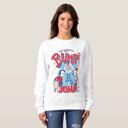 帽子の中の猫 | それから何かが膨らんだ スウェットシャツ (正面フル)