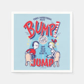 帽子の中の猫 | それから何かが膨らんだ スタンダードカクテルナプキン (正面)