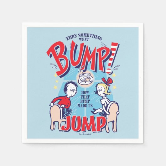 帽子の中の猫 | それから何かが膨らんだ スタンダードカクテルナプキン (正面)