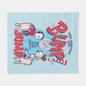 帽子の中の猫 | それから何かが膨らんだ フリースブランケット (正面(横))