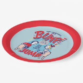 帽子の中の猫 | それから何かが膨らんだ ペーパープレート (アングル)