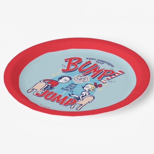 帽子の中の猫 | それから何かが膨らんだ ペーパープレート (アングル)