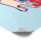 帽子の中の猫 | それから何かが膨らんだ ポスター (角)