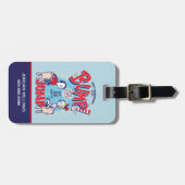 帽子の中の猫 | それから何かが膨らんだ ラゲッジタグ (正面横)