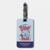 帽子の中の猫 | それから何かが膨らんだ ラゲッジタグ (裏面縦)