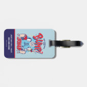 帽子の中の猫 | それから何かが膨らんだ ラゲッジタグ (裏面横)