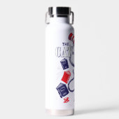 帽子の中の猫 | の読本 ウォーターボトル (正面)