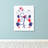 帽子の中の猫 | の読本 キャンバスプリント (インサイチュ (ウッドフロア))