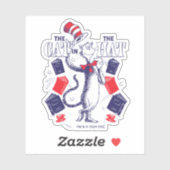 帽子の中の猫 | の読本 シール (シート)