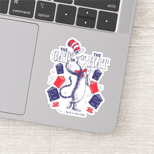 帽子の中の猫 | の読本 シール (詳細)