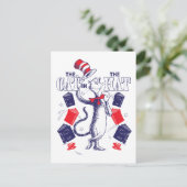 帽子の中の猫 | の読本 ポストカード (スタンド正面)