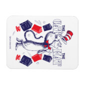 帽子の中の猫 | の読本 マグネット (横)