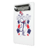 帽子の中の猫 | の読本 ミニクリップボード (アングル2)