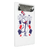 帽子の中の猫 | の読本 ミニクリップボード (アングル)