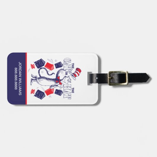 帽子の中の猫 | の読本 ラゲッジタグ (正面横)