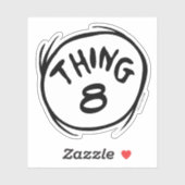 帽子の中の猫 |カスタムThing 2 シール (シート)