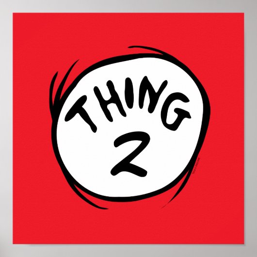 帽子の中の猫 |カスタムThing 2 ポスター (正面)