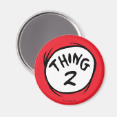 帽子の中の猫 |カスタムThing 2 マグネット (正面/裏面)