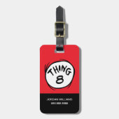 帽子の中の猫 |カスタムThing 2 ラゲッジタグ (正面縦)