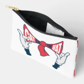 帽子の中の猫 | ネコ文字ボウタイ アクセサリーポーチ (見開き)