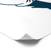 帽子の中の猫 | ネコ文字ボウタイ ポスター (角)