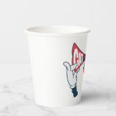 帽子の中の猫 | ネコ文字ボウタイ 紙コップ (正面)