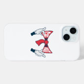 帽子の中の猫 | ネコ文字ボウタイ Case-Mate iPhoneケース (裏面 (横))