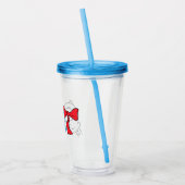 帽子の中の猫 | ネコ文字 アクリルタンブラー (左)