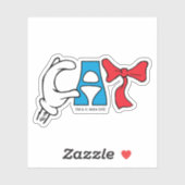 帽子の中の猫 | ネコ文字 シール (シート)