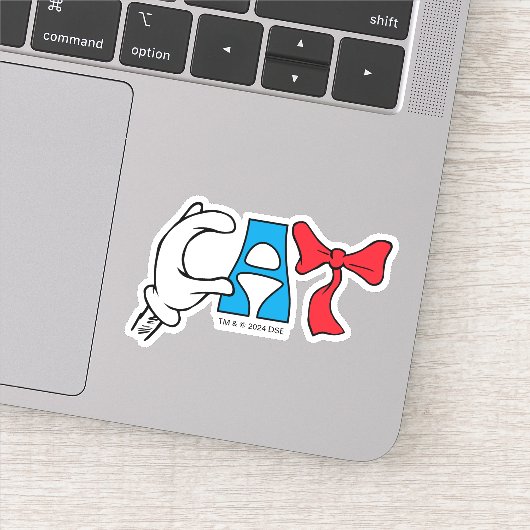 帽子の中の猫 | ネコ文字 シール (詳細)