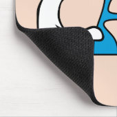 帽子の中の猫 | ネコ文字 マウスパッド (コーナー)