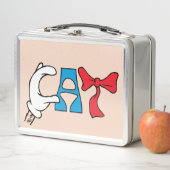 帽子の中の猫 | ネコ文字 メタルランチボックス (インサイチュ)