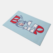 帽子の中の猫 | バンプ ドアマット (アングル)