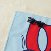 帽子の中の猫 | バンプ ビーチタオル (インサイチュ)