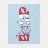 帽子の中の猫 | バンプ フリースブランケット (正面)