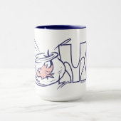 帽子の中の猫 | バンプ マグカップ (中央)