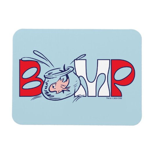 帽子の中の猫 | バンプ マグネット (横)